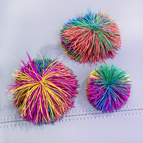 School Sports Colorful Rubber Band Shuttlecock Sports Leisure Children's Toys Primary and Secondary School Students Adult Shuttlecock Factory Wholesale
