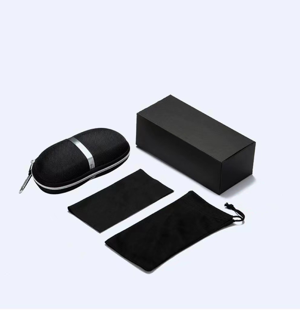 Caixa de gafas cubierta por el cielo y la tierra bolsa de tela de gafas tarjeta de prueba de polarización destornillador multifuncional de moda coreana