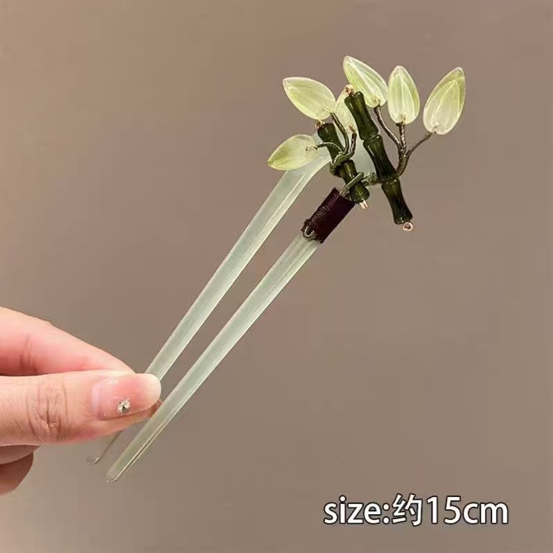 Magnolia pinzas de cabello para mujeres de alto nivel de movimiento de movimiento de estilo antiguo pinzas de cabello de estilo chino nuevo toque de cabello de estilo chino