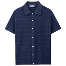 欧美跨境男装  夏季休闲短袖男士针织衫高端商务针织POLO衫SY0051