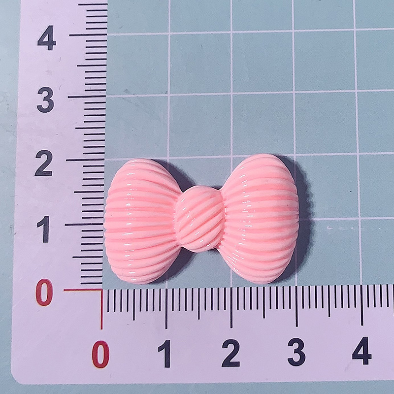 Nuevo macarón rayado arco DIY accesorios de resina crema pegamento para el cabello adornos de cabello hebilla de zapatos material de caso de teléfono móvil