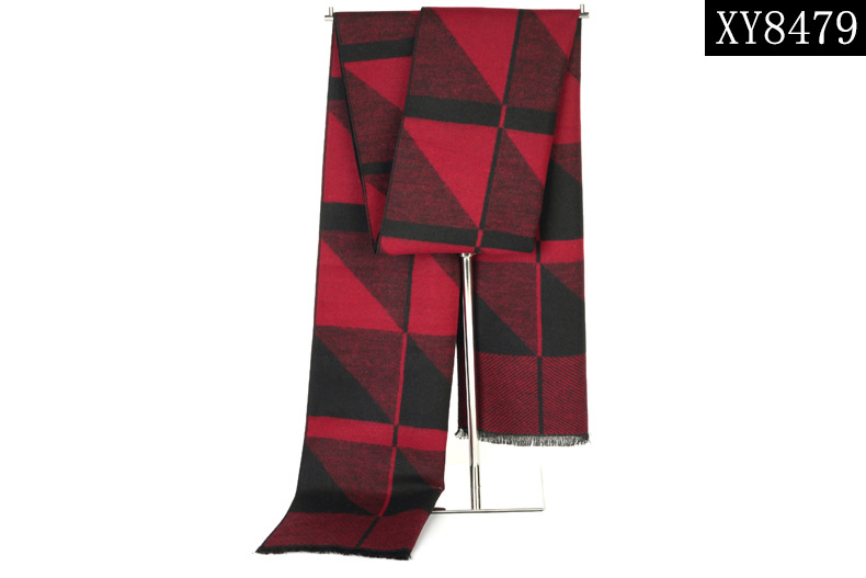 Winter neue männer schal schal warme lange ich mitation kaschmir plaid einfache männer_voghion.com