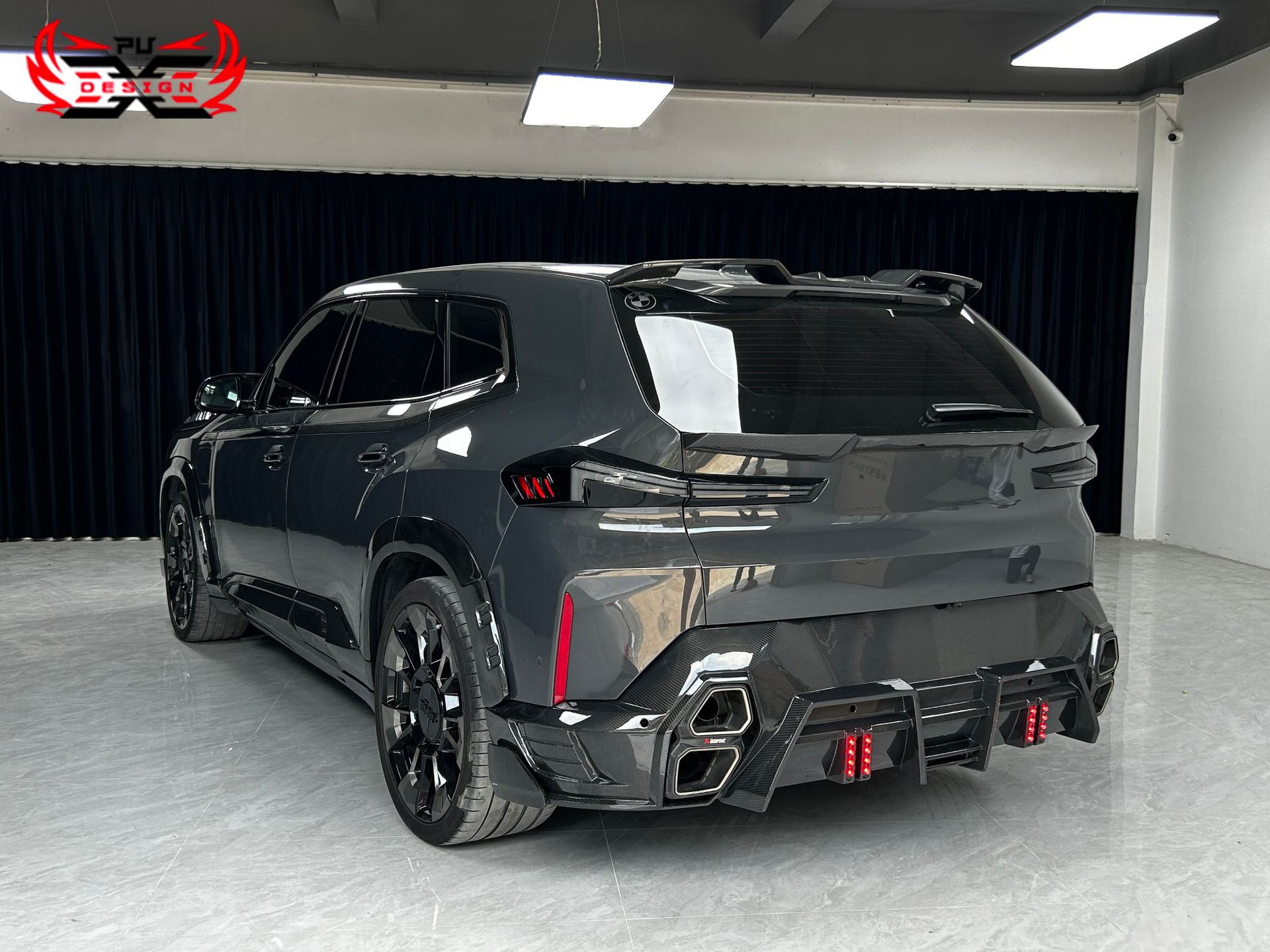 Suitable for the 2023 New Bmw Xm G09 Rear Bumper Lip Modification Ld Style Rear Lip Carbon Fiber Spoiler