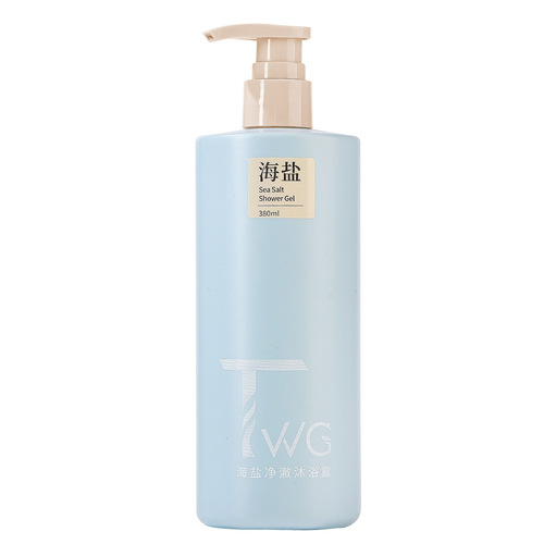 TWG Sea Salt Purifying Shower Gel Sea Salt Purifying Skin Brightening Acne Scouring Aromatic Shower Gel Factory Wholesale
