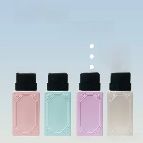 Nail art tools nail polish remover nail polish remover nail art press bottle hydraulic bottle empty bottle square rotating lock nail art supplies