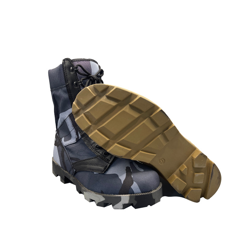 Botas tácticas transpirables de gran tamaño transfronterizas, senderismo al aire libre, botas de combate de entrenamiento resistentes al desgaste, botas militares altas de verano para hombres al por mayor