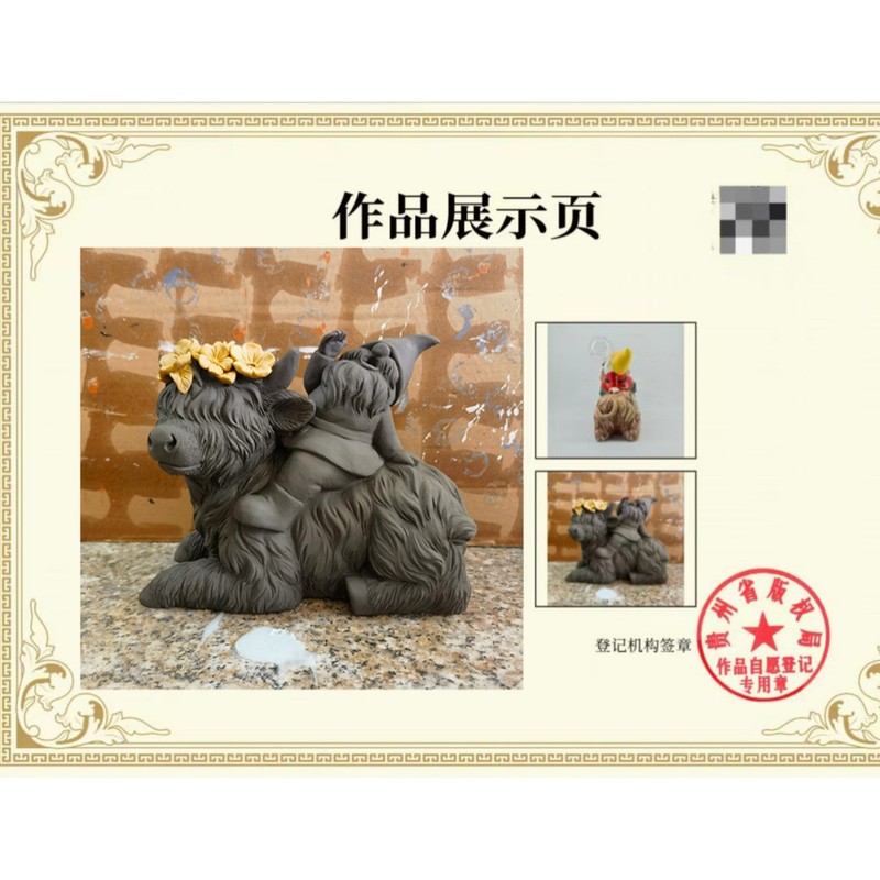 跨境新款太阳能小矮人骑高山牛摆件户外花园庭院树脂发光草坪装饰|undefined