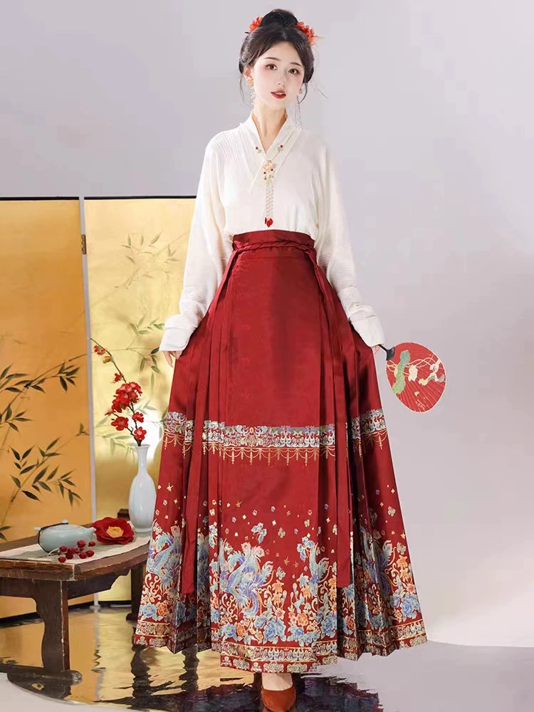 Caihuang тканый Золотой жилет платье ханьфу Обручальная Одежда китайский новый стиль Улучшенная ежедневная пригородная одежда для тостов для студентов