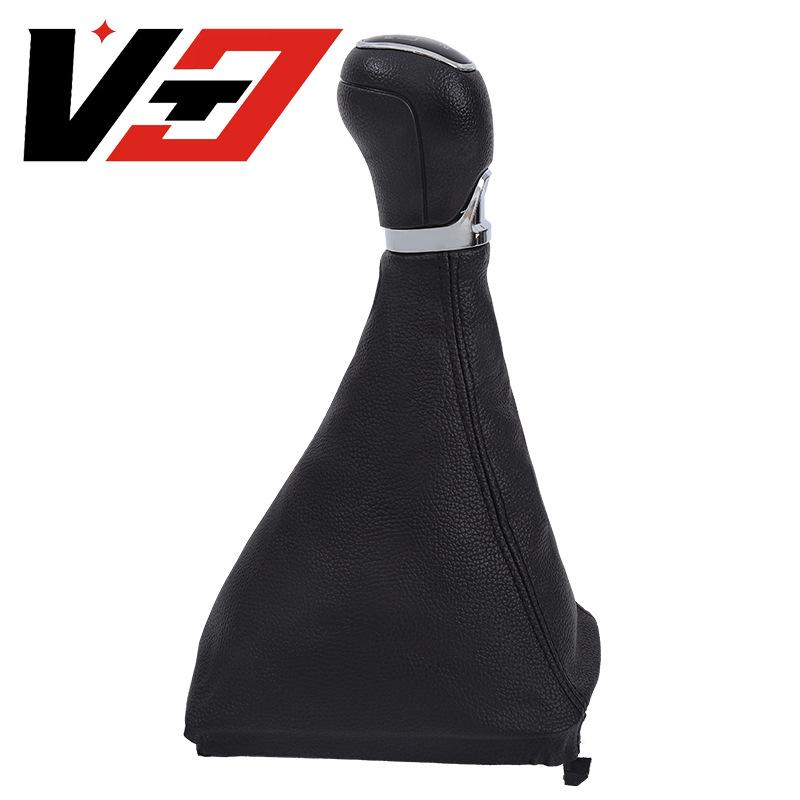 Suitable for Skoda Octavia 2 A5 A6 2004-2012 Model Gear Shift Knob with Leather
