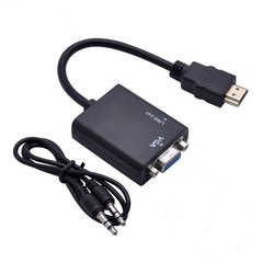 Mini hdmi変換vgaケーブルhdビデオ変換器マイクロマイクロマイクロhdmi変換vgaケーブルヘッド音