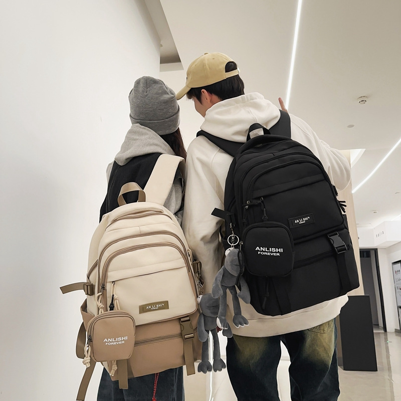 Mochilas escolares mujer 2025 nuevo ocio con mochila mochila mochila mochila estudiantes de secundaria viajan con gran capacidad mochila simple