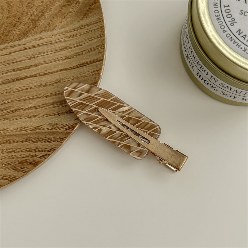 Pin de cabello sin marcas para mujeres verano cabello lateral roto pin de frisa tocado de lavado de la cara maquillaje de máscara de boca de pato image 13