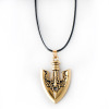 Jojo's wonderful adventure for the wake -up golden arrow necklace necklace stone seaworm arrow keychain anime pendant