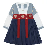 Осенняя Одежда для девочек Hanfu Детская одежда Hanfu оптом Детская одежда в китайском стиле Старинное платье Детское платье с длинным рукавом