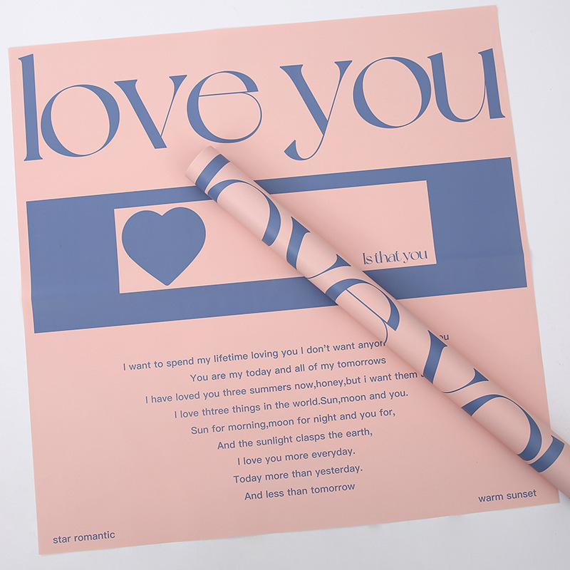 신시아 종이-영원한-핑크 20 장/가방; 58cm * 58cm