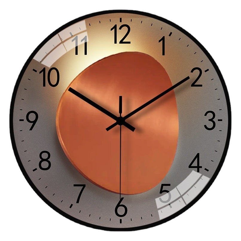 Reloj de pared silencioso personalizado simple de 12 pulgadas y 30cm, reloj creativo para el hogar y la sala de estar, reloj de pared decorativo al por mayor