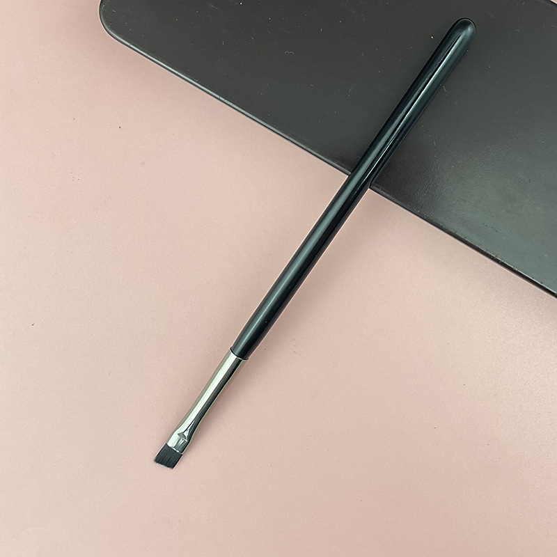 亮黑木杆枪铜管黑毛斜眉刷