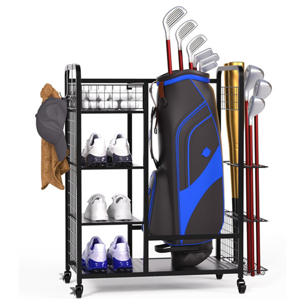 Golf rack Storage rack with wheels Garage storage rack Suitable for…
