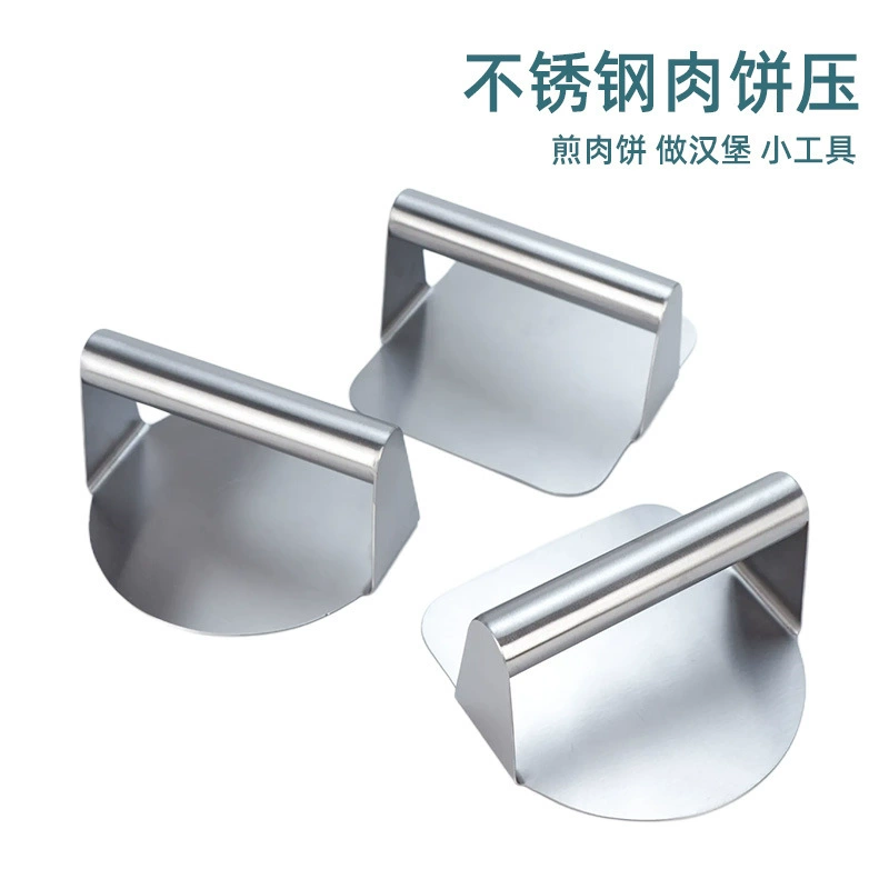 Трансграничное утолщение гамбургер из нержавеющей стали с квадратным круглым прессом