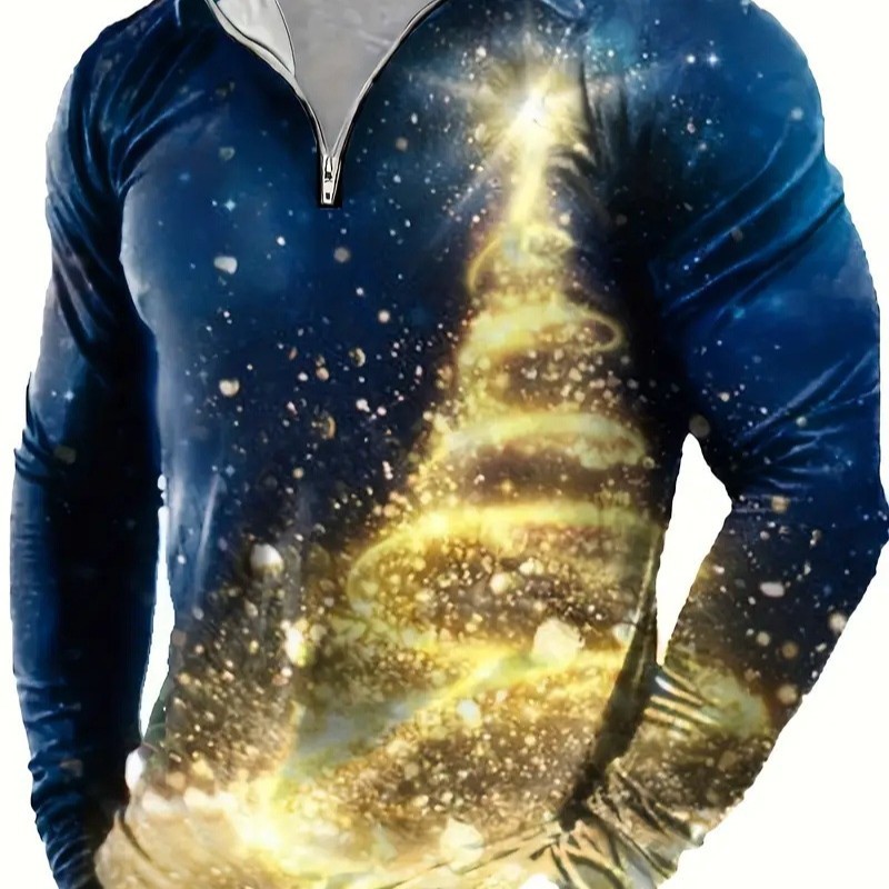 Camisa POLO de manga larga clásica de todo fósforo para hombre otoño nuevo suéter cálido con cremallera MB14