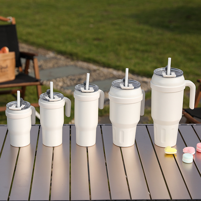 Cross-border vacuum 50oz Big Mac car cup men's new thermos cup double layer with straw with handle ice cup Cross-border vacuum 50oz Big Mac car cup men's new thermos cup double layer with straw with handle ice cup