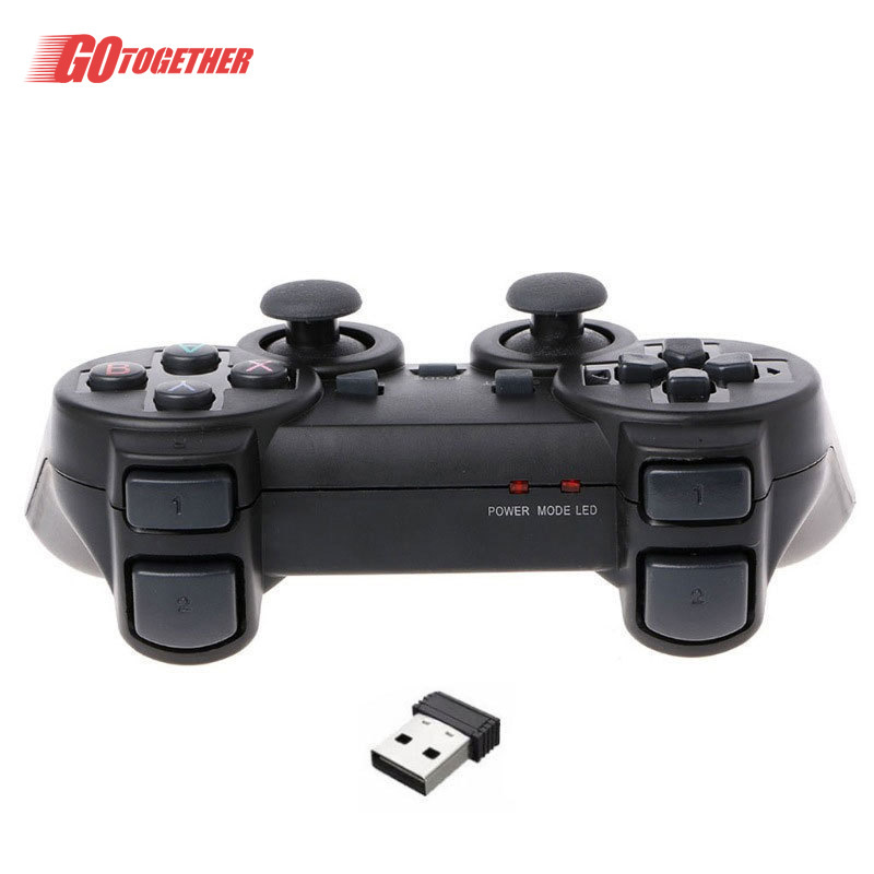 2.4g无线一拖二双打游戏手柄安卓智能TV box 电脑双人游戏STEAM|undefined
