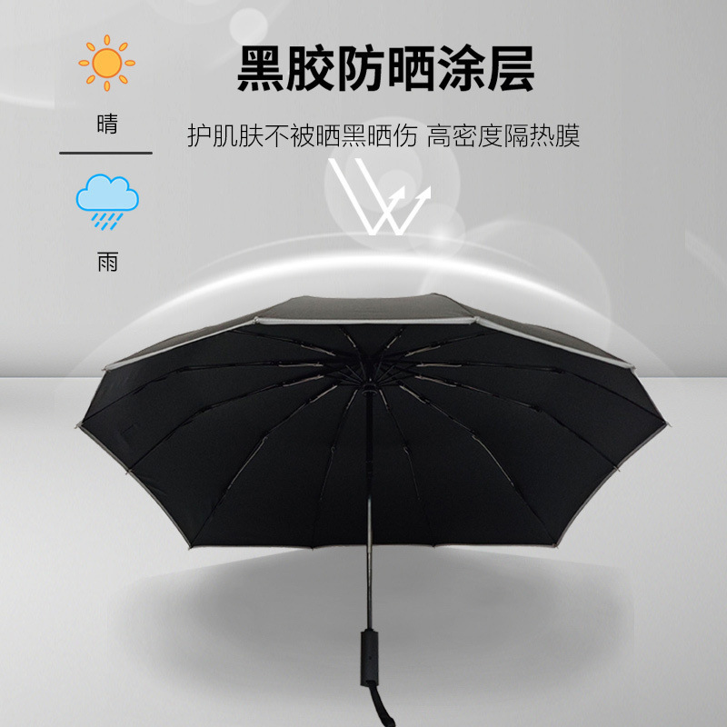 加大号电动车雨伞折叠遮阳防晒加固防风晴雨两用电瓶车偏心伞遮阳|undefined