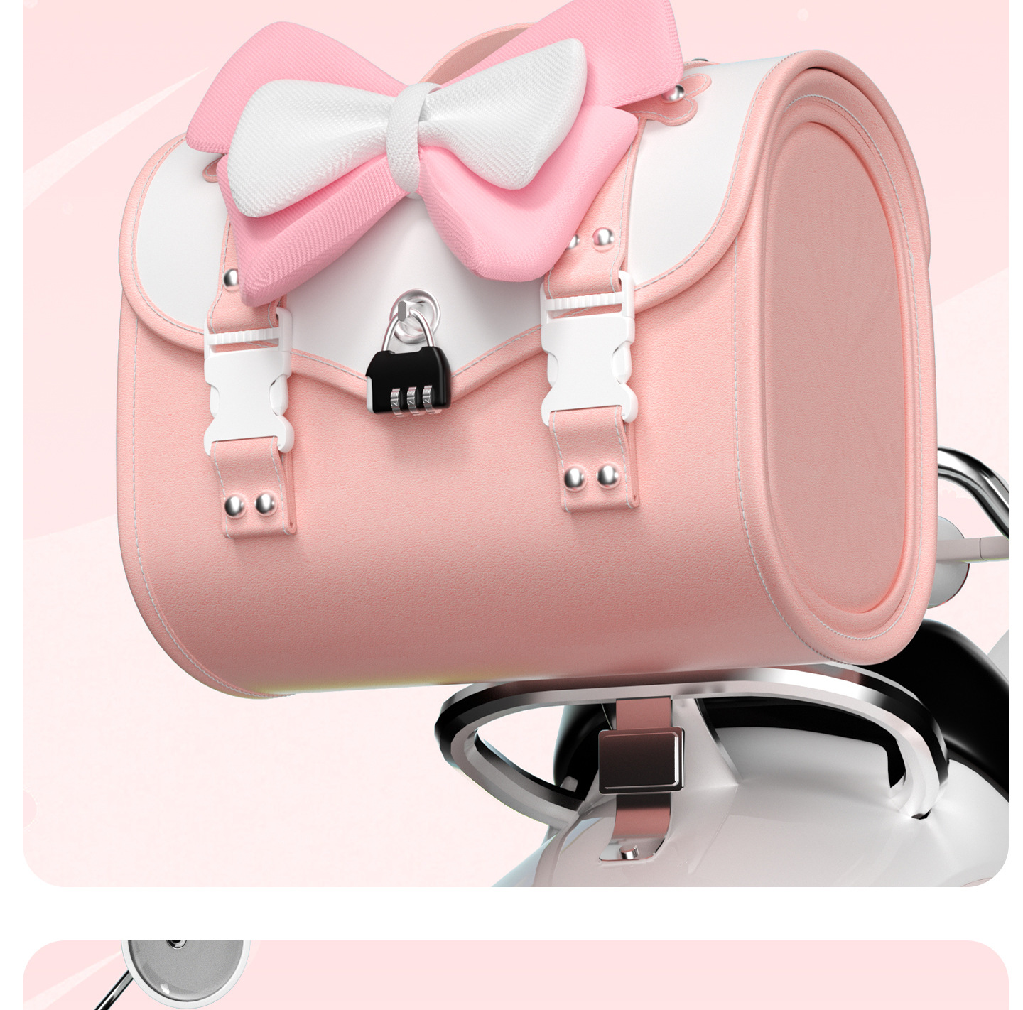Electric Vehicle Trunk Large Waterproof Motorcycle Storage Tail Bag Battery Car Hanging Bag Universal Decorative Rear Tail Bag