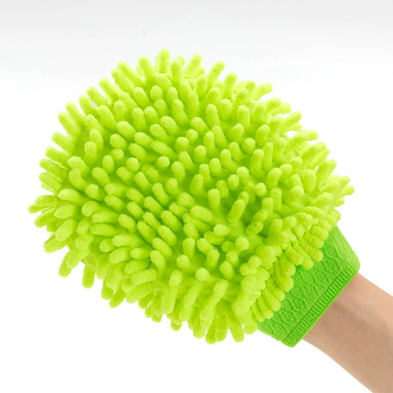 Утолщенная двухсторонняя синель, ткань для автомобильных перчаток, коралловые перчатки для автомойки, чистящие средства, инструменты для автомойки