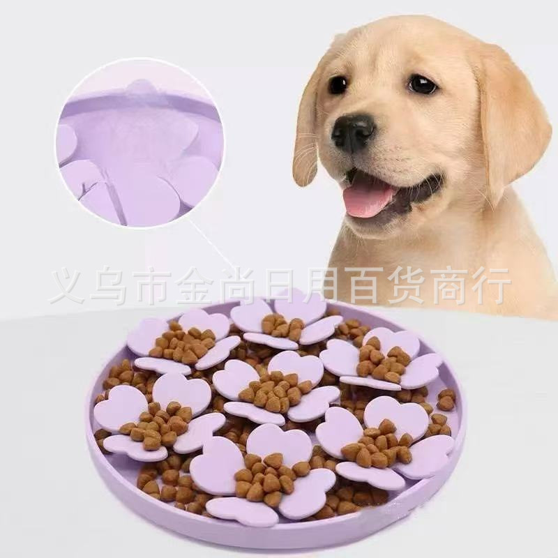 Perro anti-derribar gato lamper comida para mascotas doble tazón de comida para perros platos de comida para mascotas pan para mascotas comida lenta tazón