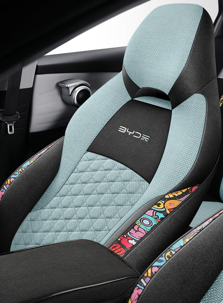 BYD yuan plus seat cover fully surrounded linen fabric seat cover special car seat cushion for all seasons