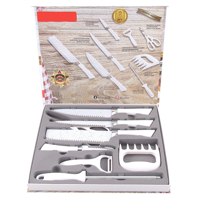 Ocho piezas de fábrica de cuchillos de cocina de venta directa cuchillos de cocina cuchillo de frutas cuchillo de cocina cuchillo de corte