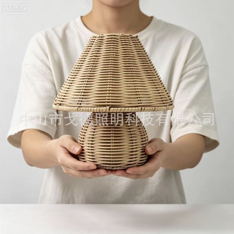 Amazon's Best-Selling Hand-Woven Rattan Table Lamp, Rattan Bedside Lamp, Bedroom, B&B, Cafe Atmosphere Table Lamp Amazon's Best-Selling Hand-Woven Rattan Table Lamp, Rattan Bedside Lamp, Bedroom, B&B, Cafe Atmosphere Table Lamp