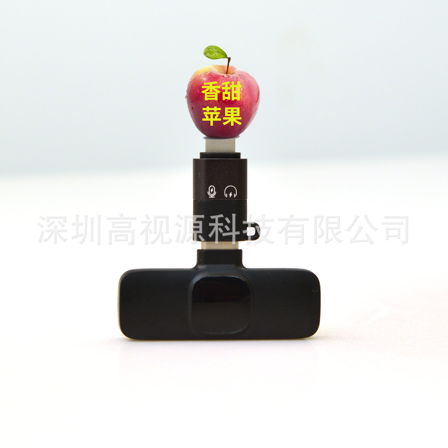 Otg Adapter Is Suitable for Connecting Wireless Lavalier Microphones and Type-C Headphones to Apple Phones, Sound Card Converter