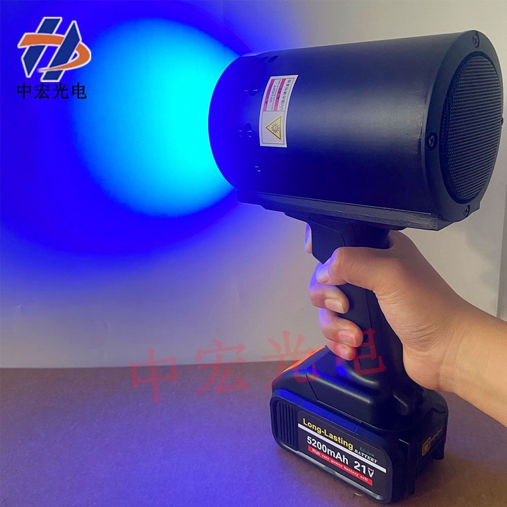 365Nm Handheld Uv Lamp for Automotive Paint Touch-Up, Putty Sheet Metal Inspection, and Paint Defect Detection, Rechargeable