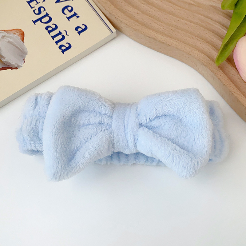 Fronteriza arco lavado facial correa de pelo correa de muñeca Europa y América color sólido aplicar máscara de pelo banda de belleza adornamientos para el pelo al por mayor