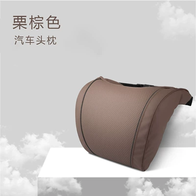 and Lumbar Support, Adjustable Removable – Headrest - k-style-napa-headrest-chestnut-brown-one-pack