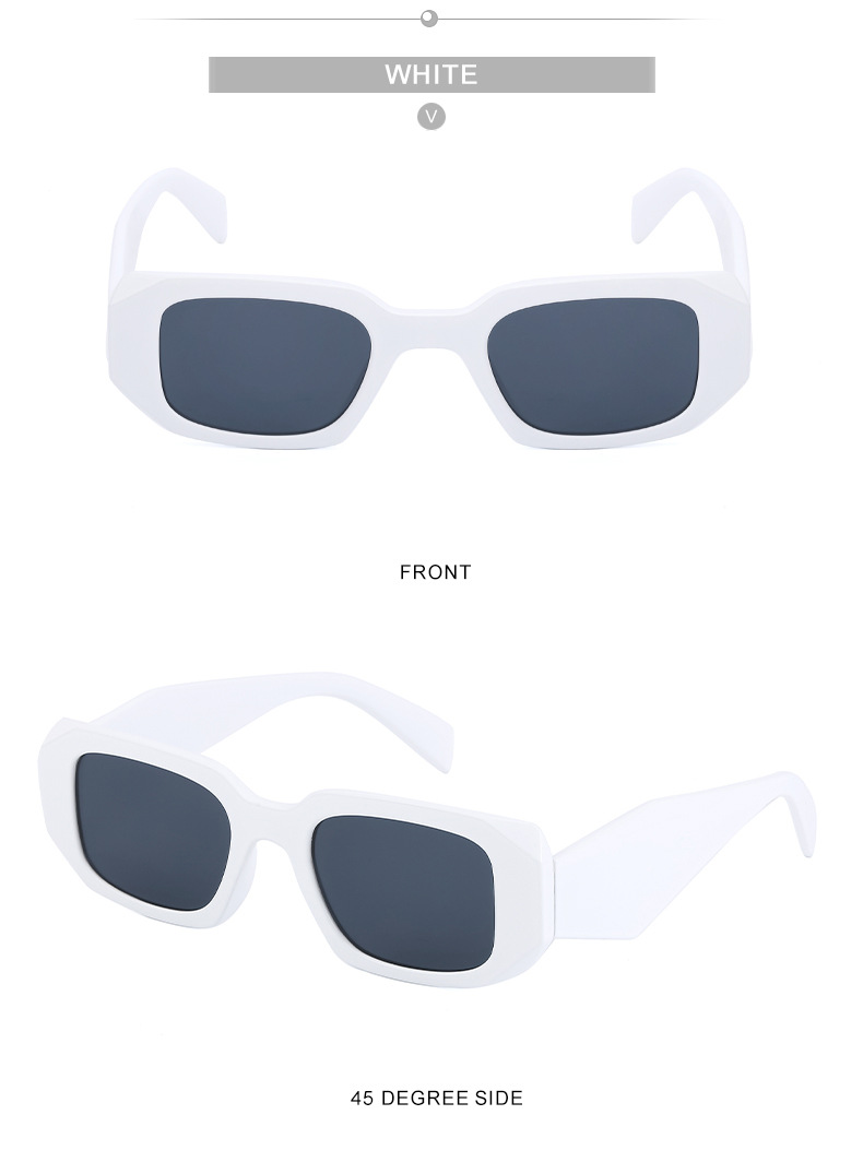 40g Weight UV400 Protection Lens Material Travel, Party Occasion Women'S, Men'S Gender Fashion, Simple Style Style Grey, White, Pink, Green, Blue, Black Color Fashion Simple Style UV400 Protection Women's Sunglasses 13