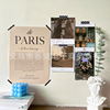 Retro decorations for bedroom on wall, cards, poster suitable for photo sessions, props, sticker, French retro style