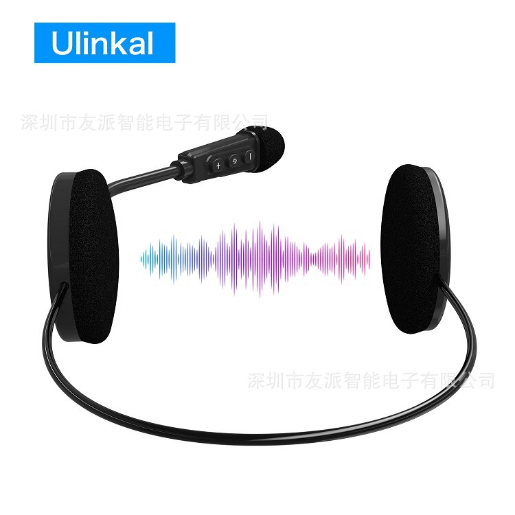 Cross-border direct sales new hidden Qualcomm noise reduction HIFI ski riding motorcycle helmet Bluetooth headset P1