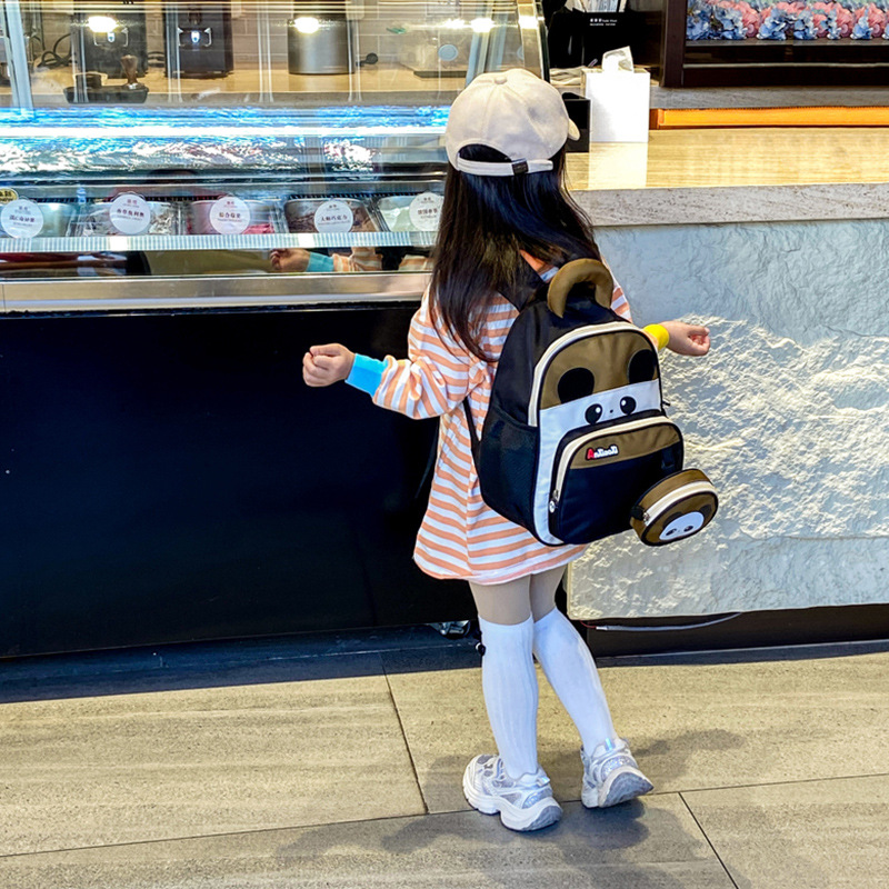 Cute conejo, mochila para niñas, jardín de infantes, caricatura, panda, mochila para niños de 3 años, mochila para niños de 5 años.