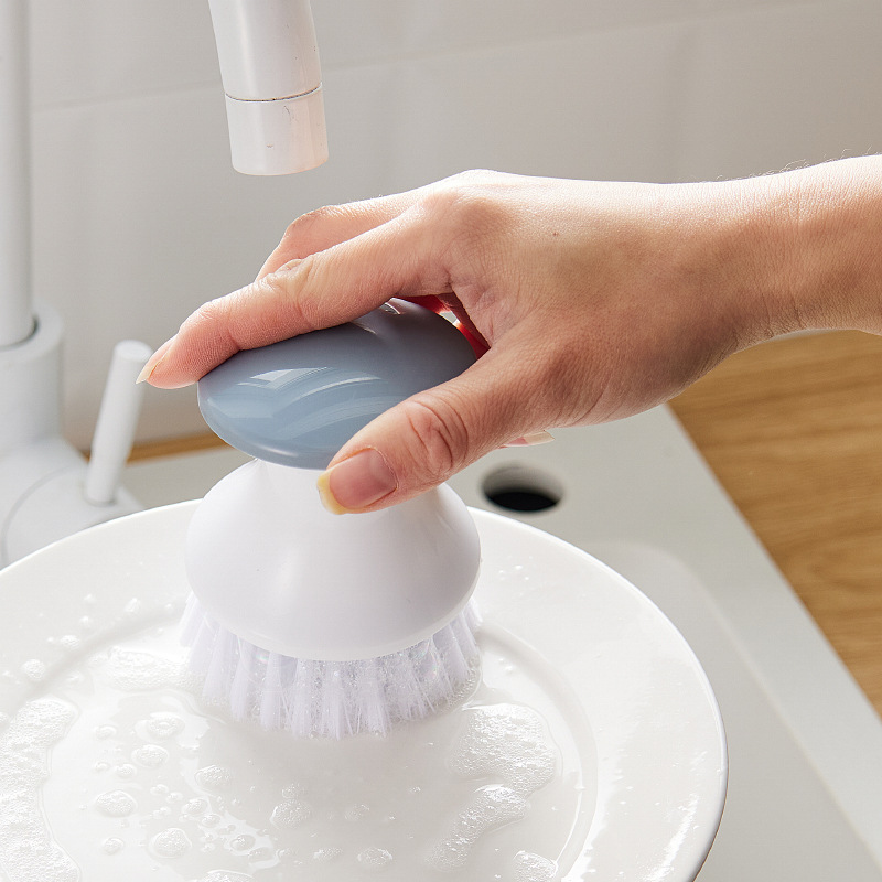 Fábrica directa cabeza redonda cocina cepillo olla lavavajillas artefacto bola de acero al por mayor multifuncional limpieza cepillo limpieza bola