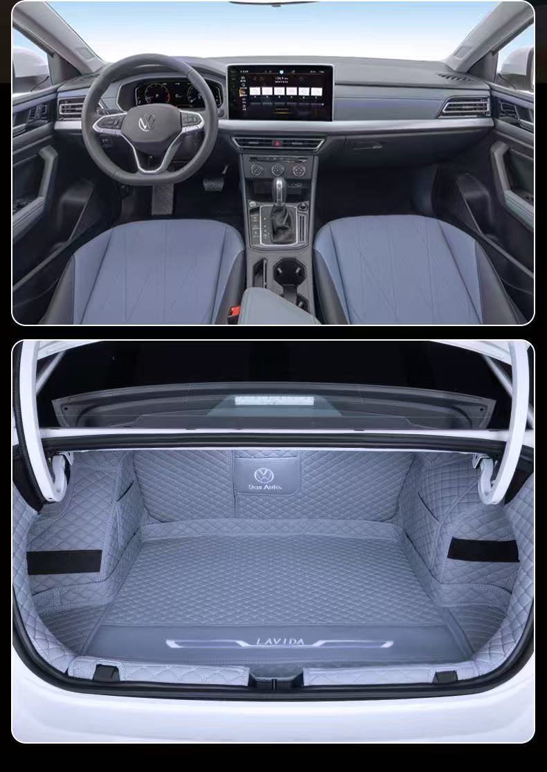 Suitable for Volkswagen Lavida Plus and the new Lavida Pro, full-coverage trunk mat in original car color