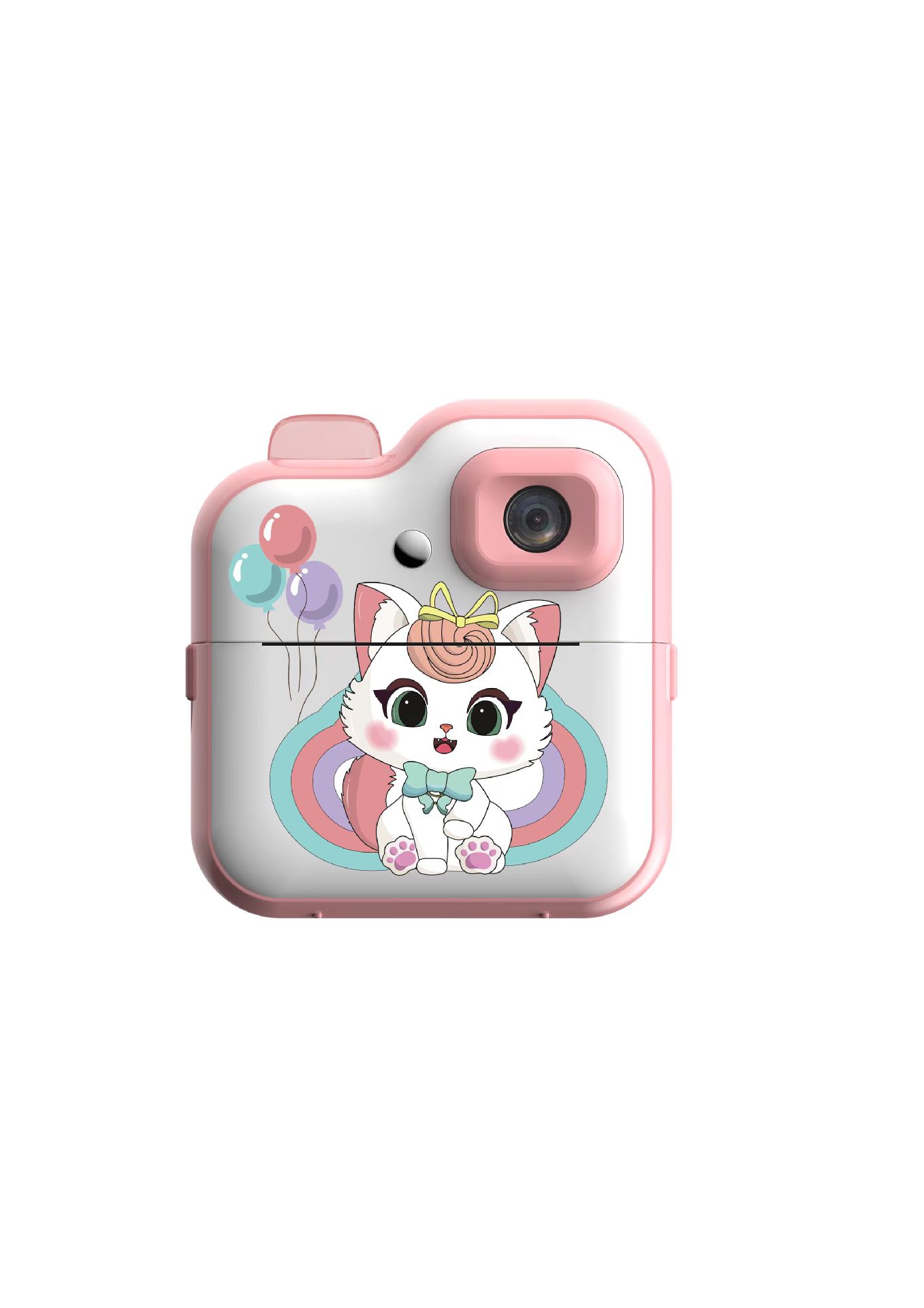 Q6 gato arcoiris rosa