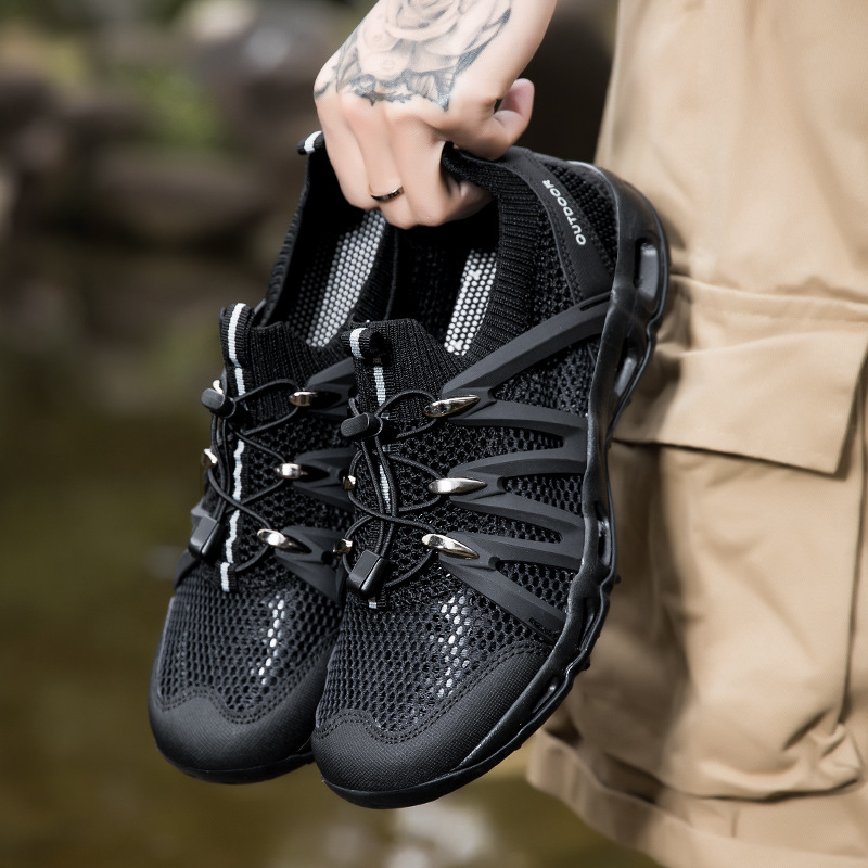 2024 nuevo transfronterizo al aire libre de moda de gran tamaño zapatos de moda de pares zapatos de agua zapatos de natación casuales zapatos de playa