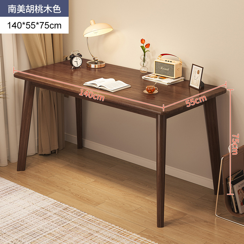 Escritorio simple para estudiantes en casa escritorio de escritura de aprendizaje moderno simple escritorio de computadora silla dormitorio de escritorio patas de madera maciza