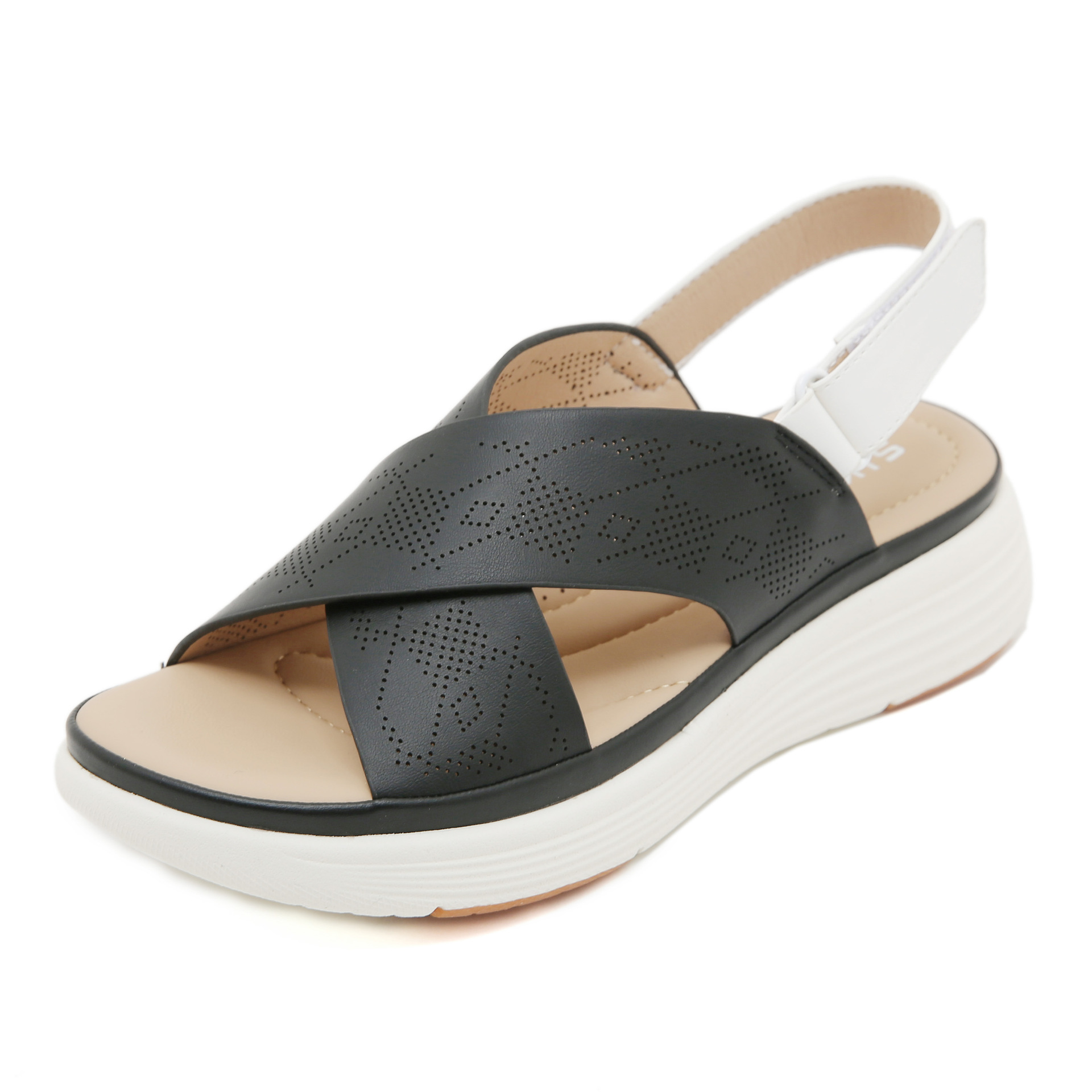 V360 - 6 Amazon nuevo 2025 Europa y los Estados Unidos fría trapazo mujer transfronteriza tamaño grande ligero dulce sandalias gruesas al por mayor