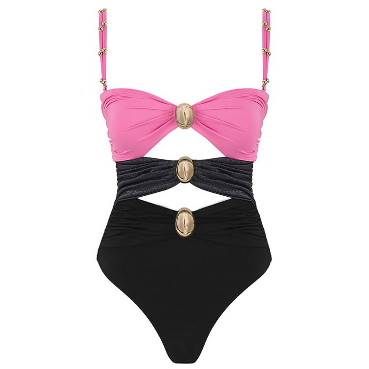 211g Weight Sleeveless Sleeve Length Nylon, Polyester Fabric Type Regular Top Length One-pieces Tops Type 1 Piece Quantity Swimming Occasion Strap Neckline Regular Fit Fit Type Color Block Pattern Women's Gender Elegant, Modern Style Style Women's Elegant Modern Style Color Block 1 Piece One Piece Swimwear 18