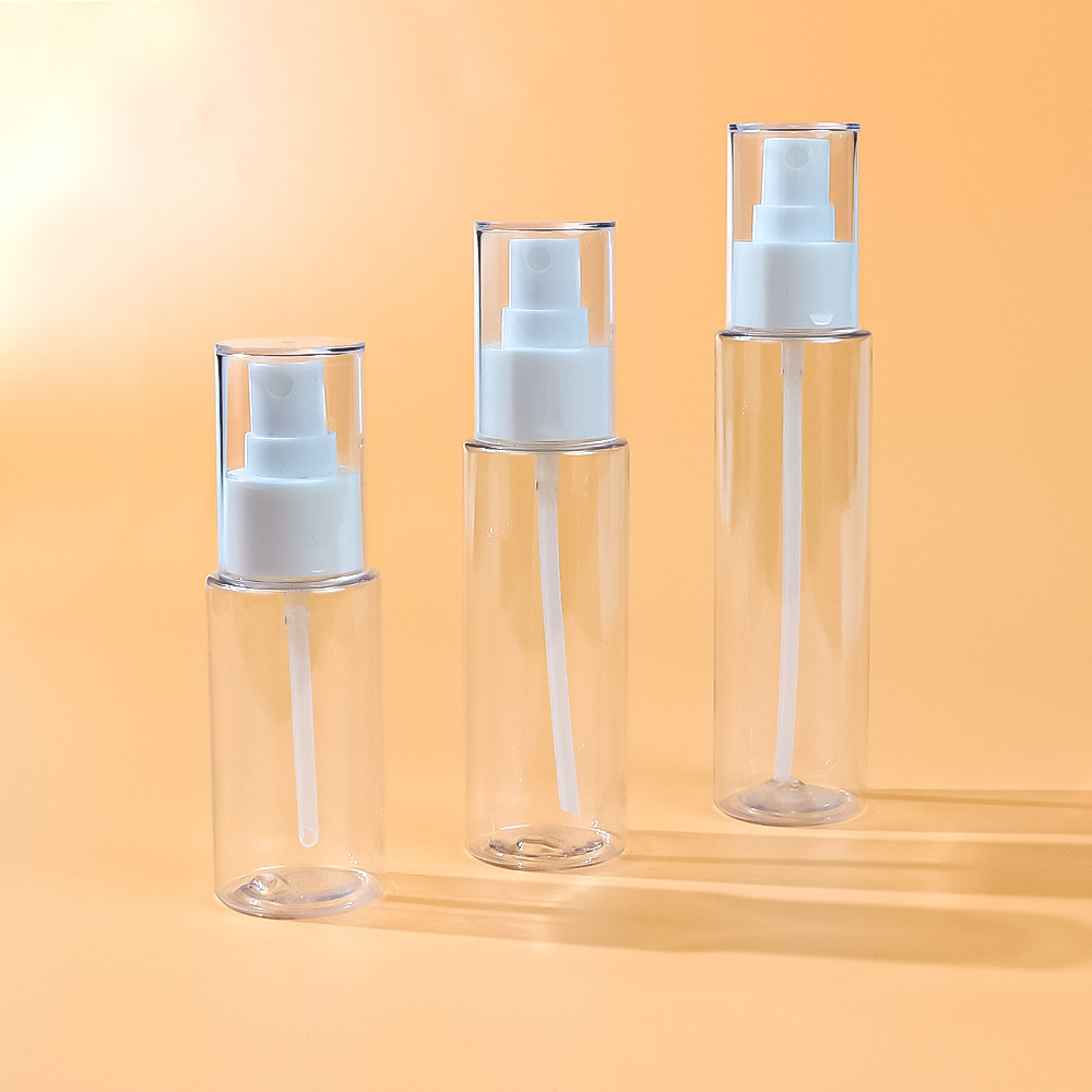 pet塑料香水分装瓶 60/80/100ml定妆补水喷雾瓶 隔离防晒乳液空瓶