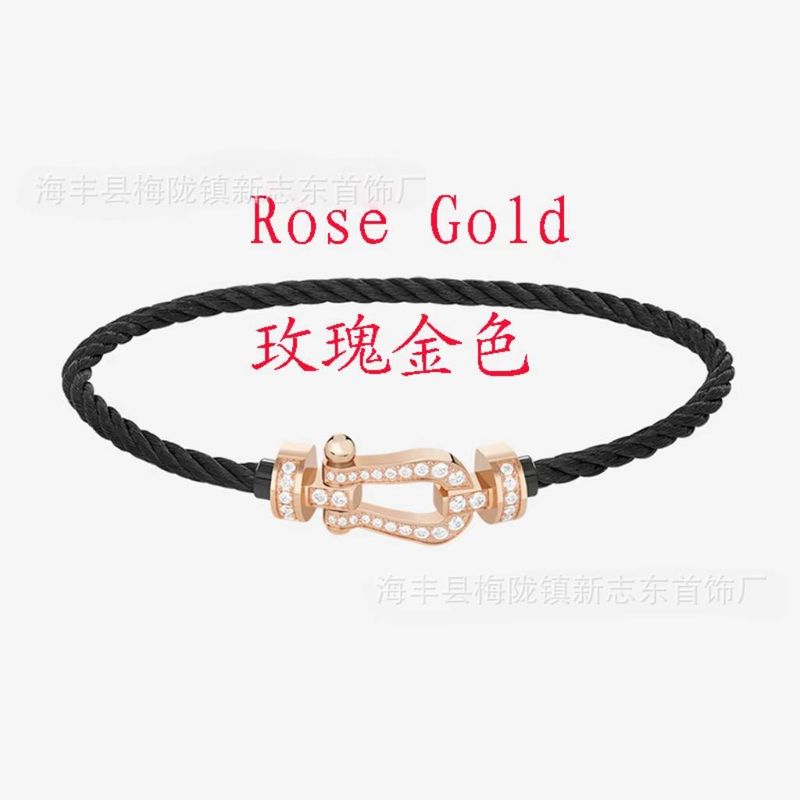 中号马蹄扣费雷德红绳手链情侣款男女本命年转运精工钢丝DIY手绳|undefined